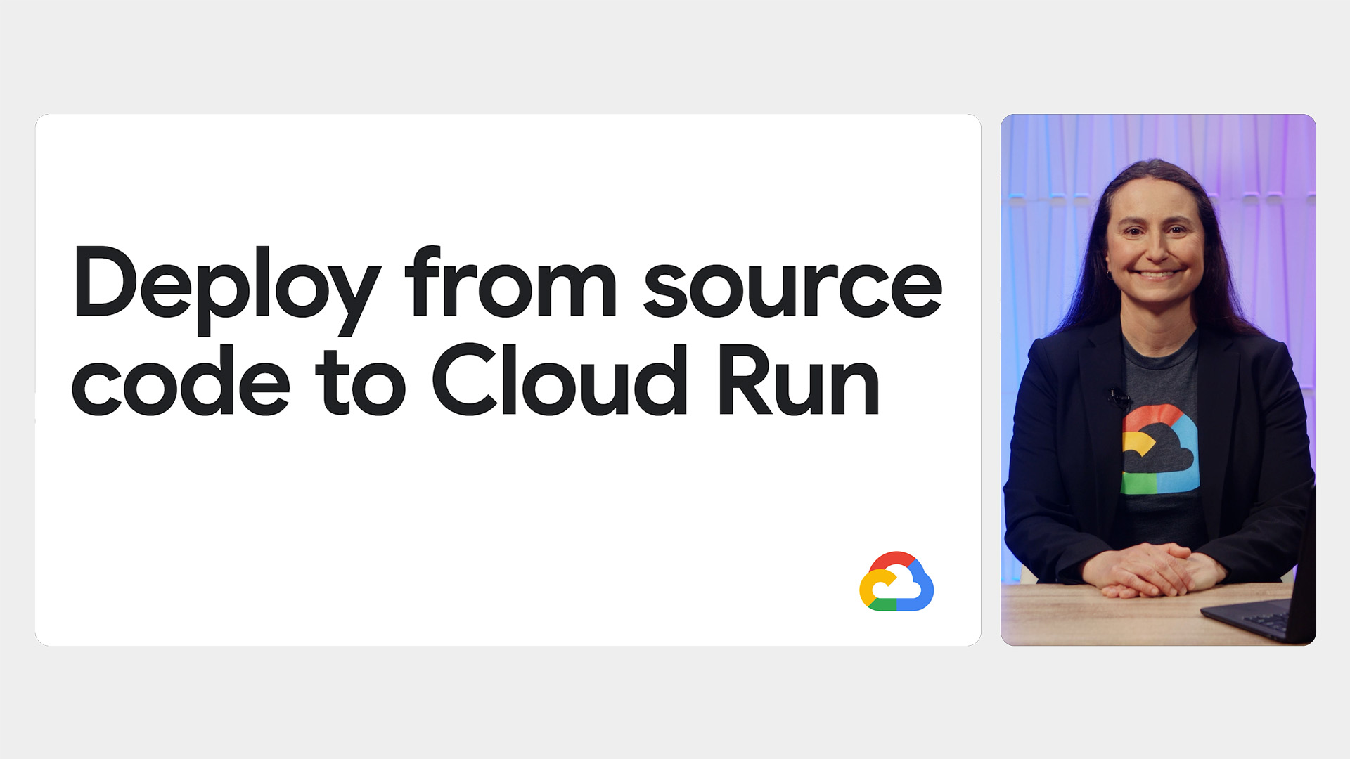 deploy from source code in cloud run