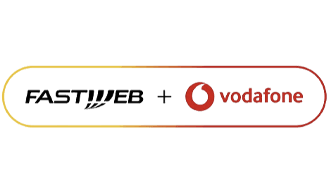 Fastweb + Vodafone logo