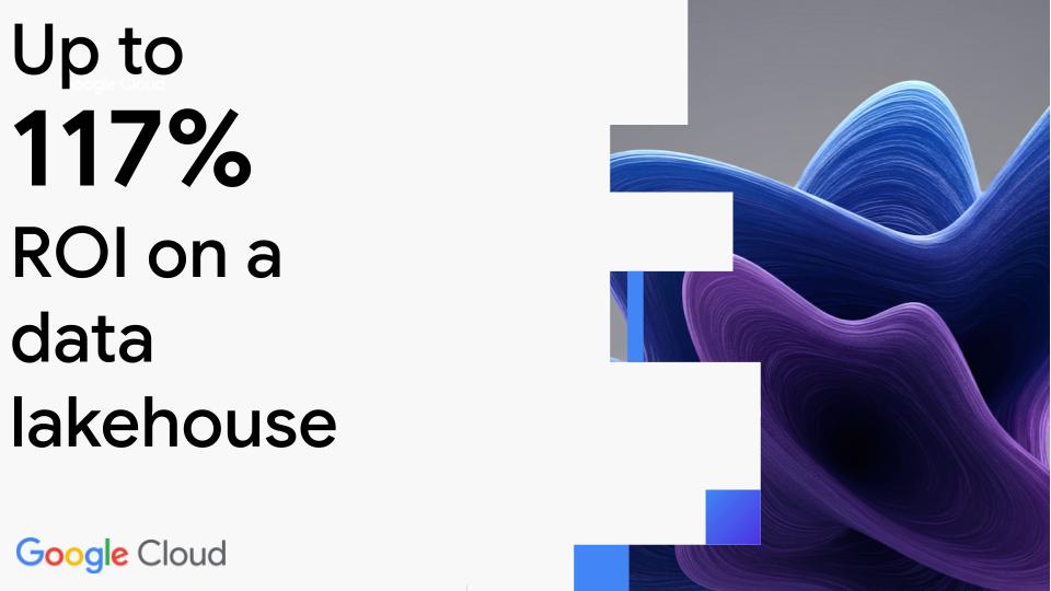 117% ROI on a data lakehouse